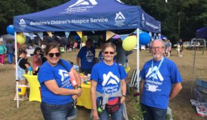 Volunteers under Alexander Devine tent