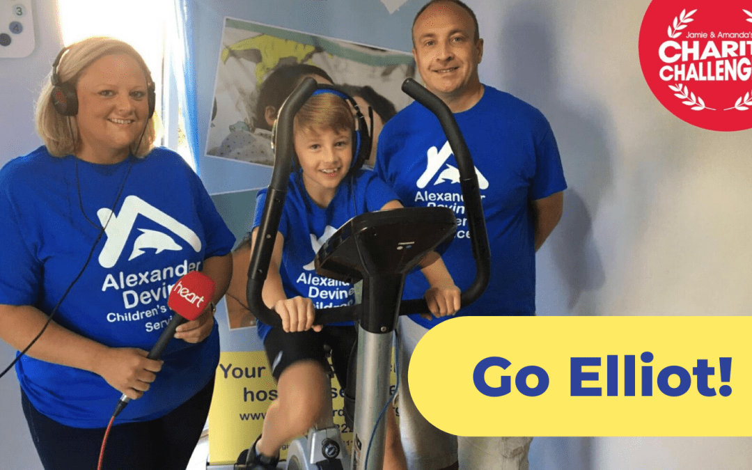 10 year old Elliot takes on mammoth cycle challenge