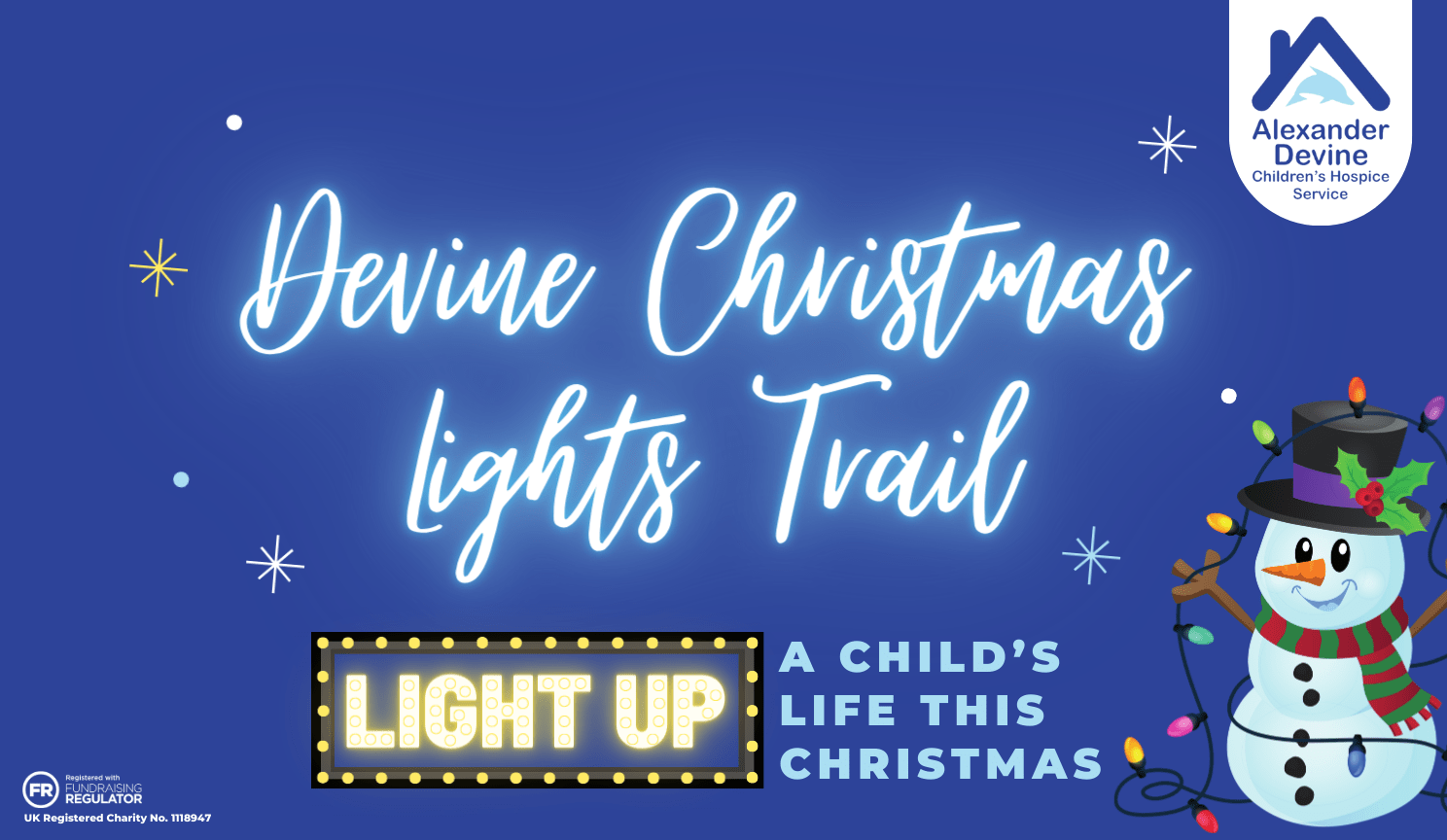 Christmas Light Trails in Berkshire