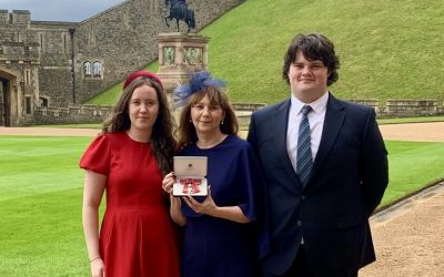 Fiona Devine MBE: Celebrating a Moment of Honour at Windsor Castle 